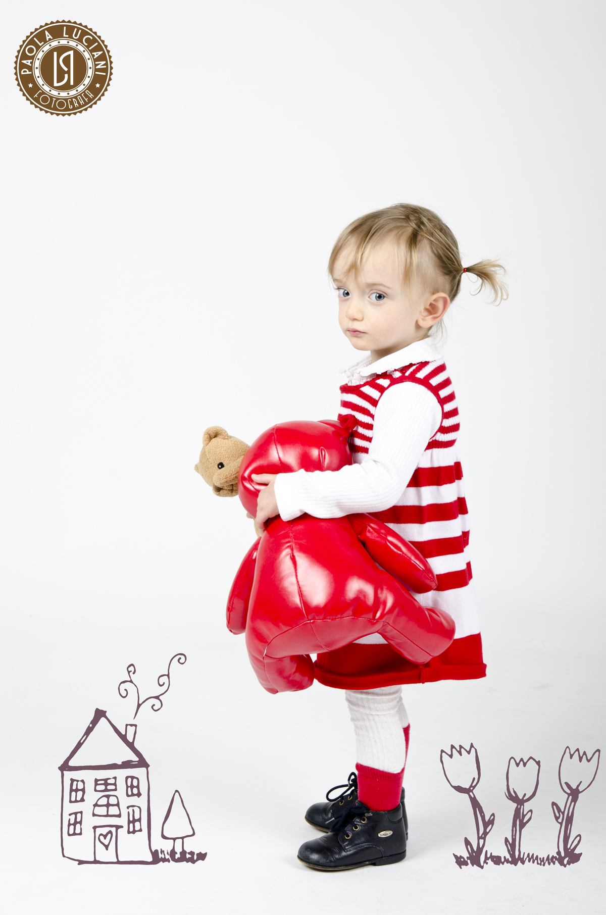 foto in studio con i vostri bambini