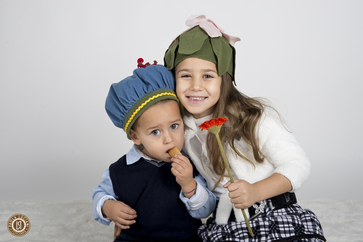foto in studio con i vostri bambini